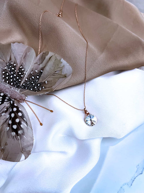 Necklace "Shining circle"